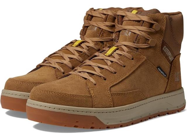 (取寄) キャタピラー メンズ ストリームライン コート ミッド Ct Caterpillar men Caterpillar Streamline Court Mid CT Chipmunk Suedeの通販は