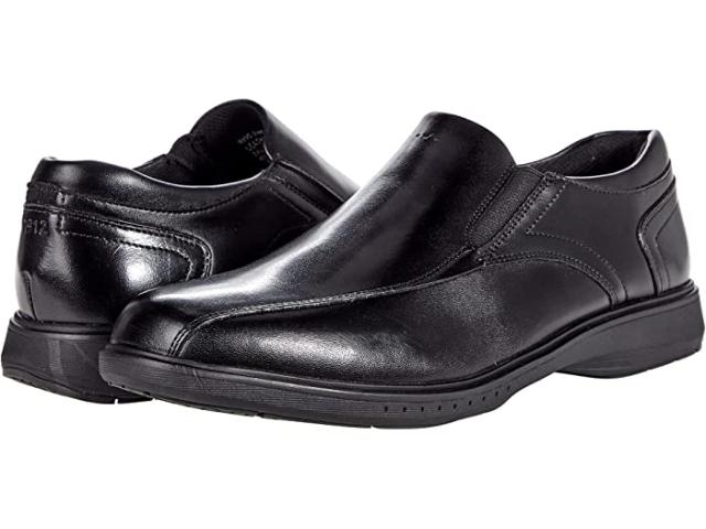 (取寄) ナン ブッシュ メンズ コア プロ バイシクル トゥ スリッポン Nunn Bush men Kore Pro Bicycle Toe Slip-On Black