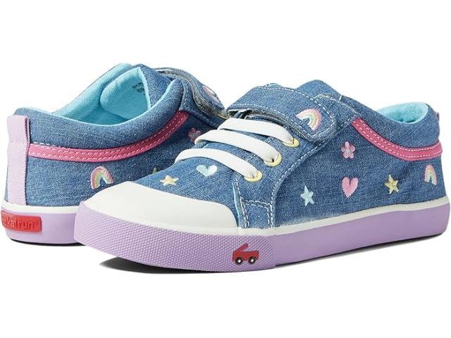 (取寄) シーカイラン ガールズ クリスティン (リトル キッド) See Kai Run girls Kristin (Little Kid) Chambray/Happyの通販は 19,240円