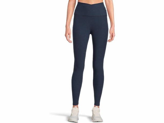 (取寄) ビヨンドヨガ レディース スペースダイ アット ユア レジャー ハイ ウェスト ミディ レギングス Beyond Yoga women Spacedye At Your Leisure High Waisted Midi Leggings Nocturnal Navyの通販は 32,450円