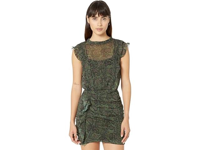 (取寄) オールセインツ レディース ハーリー タモラ ドレス AllSaints women Hali Tamora Dress Khaki Greenの通販は