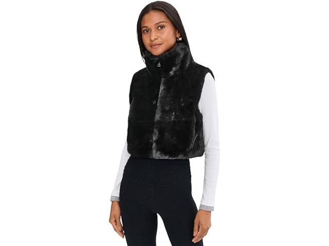 (取寄) ビヨンドヨガ レディース オン ザ リスト フォー ファー ベスト Beyond Yoga women On The List Faux Fur Vest Black