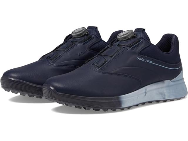 (取寄) エコー ゴルフ レディース S-スリー ボア ゴア-テックス ウォータープルーフ ゴルフ ハイブリット ゴルフ シューズ ECCO Golf women ECCO Golf S-Three Boa GORE-TEX Waterproof Golf Hybrid Golf Shoes Night Skyの通販は