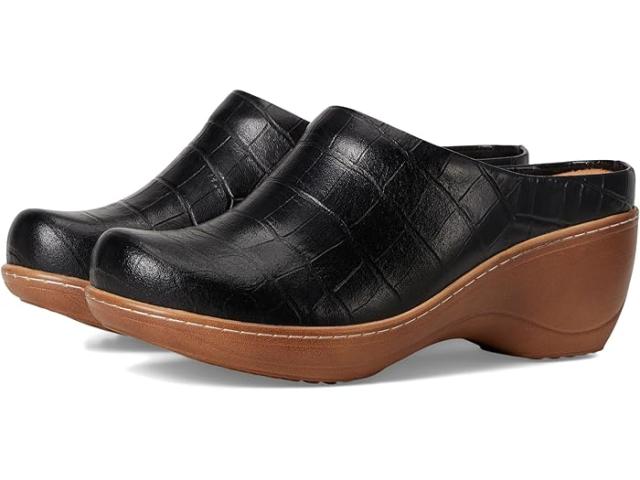 (取寄) ソフトウォーカー レディース マディソン SoftWalk women Madison Black Croco