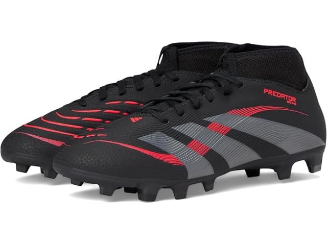 (取寄) アディダス プレデター クラブ ソック ファーム グランド サッカー クリーツ adidas Predator Club Sock Firm Ground/Multi Ground Soccer Cleats Black/Grey/Lucid Redの通販は