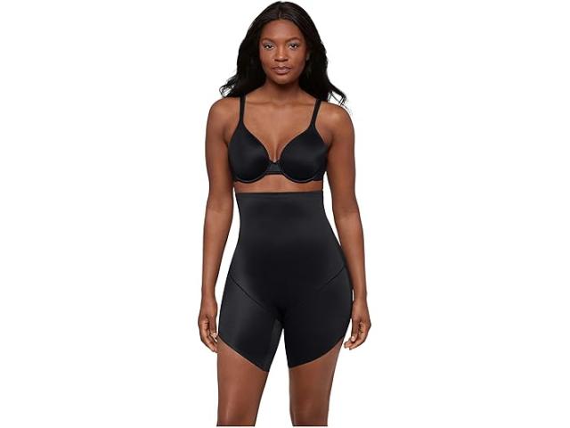 (取寄) ミラクルスーツ シェイプウェア レディース ハイウェスト スランテッド ヘム シェーピング ショーツ 2448 Miraclesuit Shapewear women High-Waist Slanted Hem Shaping Shorts 2448 Black