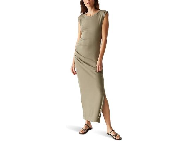(取寄) マイケル スターズ レディース カリオペ エクステンデット スリーブ マキシ ドレス Michael Stars women Calliope Extended Sleeve Maxi Dress Olive