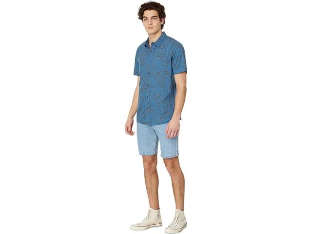(取寄) ボルコム メンズ ストーン マッシュ ショート スリーブ ウーブン Volcom men Stone Mash Short Sleeve Woven Stone Blueの通販は