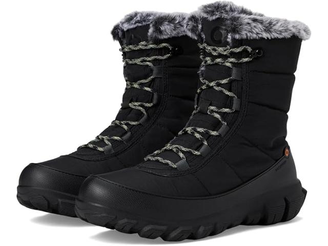 (取寄) ボグス レディース シーダー キルト レース Bogs women Cedar Quilt Lace Black