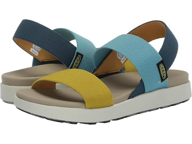 (取寄) キーン レディース エル バックストラップ KEEN women KEEN Elle Backstrap Reef Waters/Antique Mossの通販は