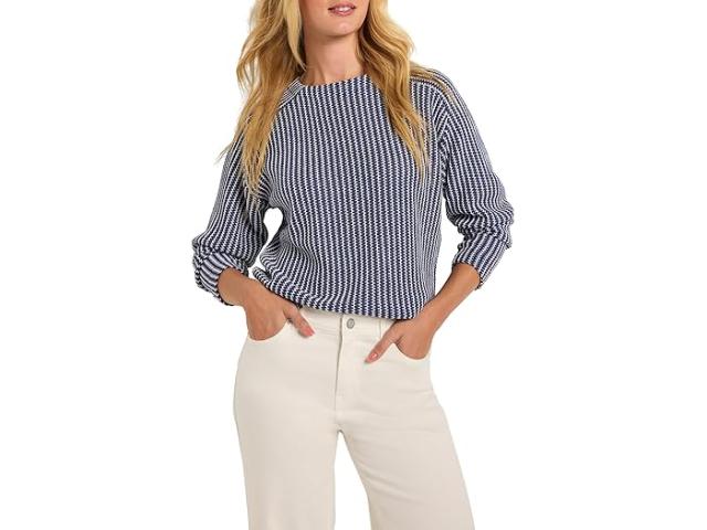 (取寄) ニックゾー レディース ジグ ザッグ ブルース トップ NIC+ZOE women Zig Zag Blues Top Blue Multiの通販は