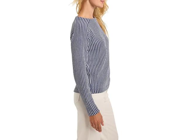 (取寄) ニックゾー レディース ジグ ザッグ ブルース トップ NIC+ZOE women Zig Zag Blues Top Blue Multiの通販は