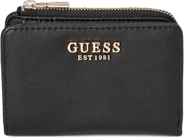 (取寄) ゲス レディース タレント ジップ アラウンド カード ケース GUESS women Talent Zip Around Card Case Black