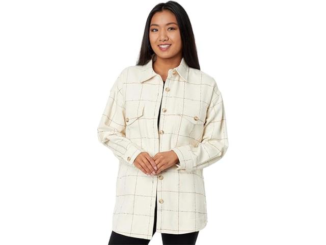 (取寄) メイドウェル レディース ブークル オーバーサイズ シャツ-ジャケット イン ウィンドウペン Madewell women Madewell Boucle Oversized Shirt-Jacket in Windowpane Antique Cream Windowpaneの通販は