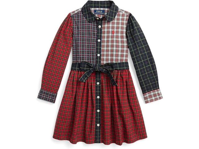 (取寄) ラルフローレン キッズ ガールズ プレイド コットン ファン シャツドレス (トドラー/リトル キッズ) Polo Ralph Lauren Kids girls Plaid Cotton Fun Shirtdress (Toddler/Little Kids) Multiの通販は 13,118円