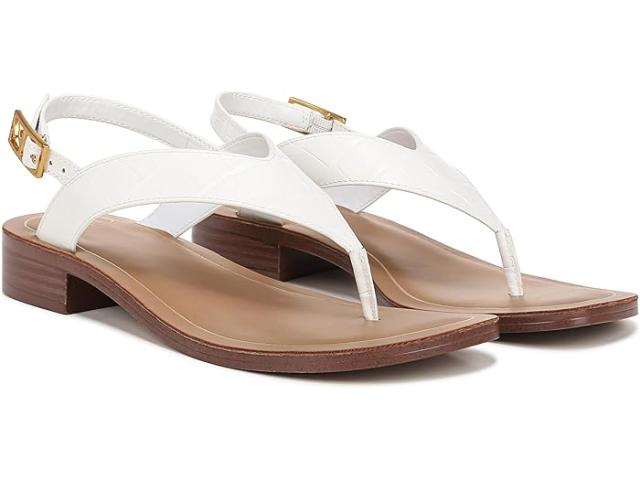 (取寄) フランコ サルト レディース アイリス アンクル ストラップ トング サンダル Franco Sarto women Franco Sarto Iris Ankle Strap Thong Sandals White Croc Print Leatherの通販は 26,915円