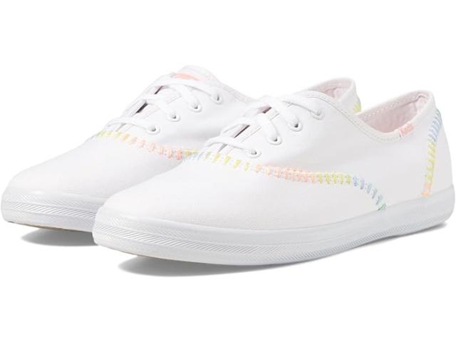 (取寄) ケッズ レディース チャンピオン キャンバス レース アップ Keds women Keds Champion Canvas Lace Up White Whipstitch Multiの通販は 14,689円