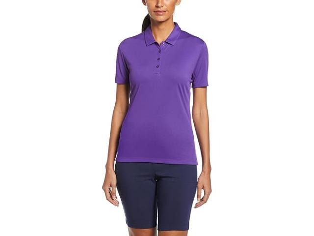 (取寄) キャロウェイ レディース ショート スリーブ トーナメント ポロ Callaway women Short Sleeve Tournament Polo Tillandsia Purple