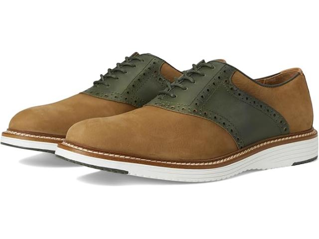 (取寄) ジョンストン&マーフィー メンズ アップトン サドル Johnston & Murphy men Upton Saddle Snuff Nubuck/Olive Full Grain