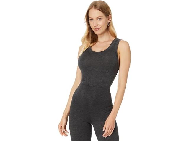 (取寄) ノーマ カマリ レディース レーザー ティー Norma Kamali women Norma Kamali Racer Tee Dark Greyの通販は