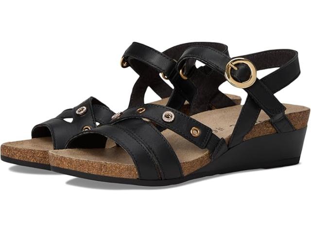 (取寄) ナオト レディース スパークル Naot women Sparkle Jet Black Leather