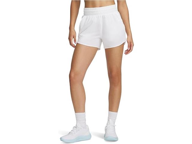 (取寄) アンダーアーマー レディース フレックス ウーブン 3 インチ ショーツ Under Armour women Flex Woven 3 Inch Shorts White/White