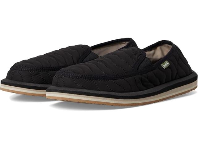 (取寄) サヌーク メンズ ドニー キルテッド Sanuk men Donny Quilted Black