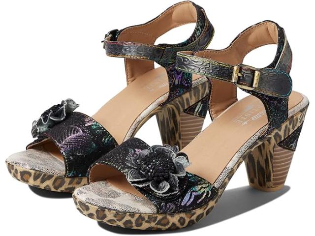(取寄) ラルティストバイスプリングステップ レディース ワイルドキャット L'Artiste by Spring Step women Wildcat Black Multi