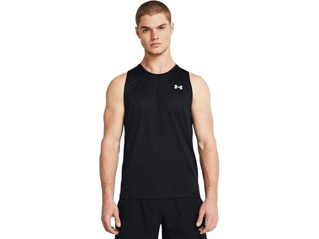 (取寄) アンダーアーマー メンズ テック タンク トップ Under Armour men Tech Tank Top Black/White