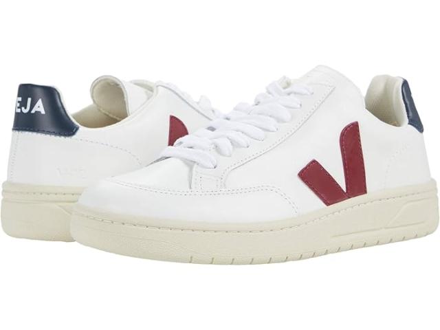 (取寄) ヴェジャ レディース V-12 VEJA women V-12 Leather Extra White/Marsala/Nautico