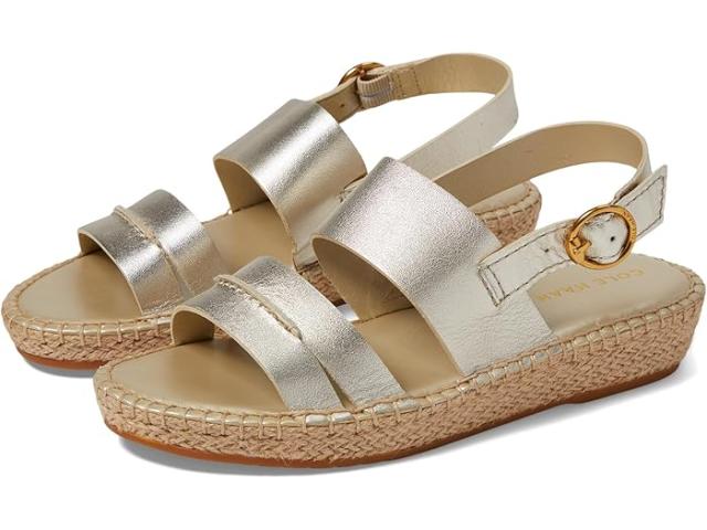 (取寄) コールハーン レディース クラウドフィール ティルデン サンダル Cole Haan women Cole Haan Cloudfeel Tilden Sandals Soft Gold Leather