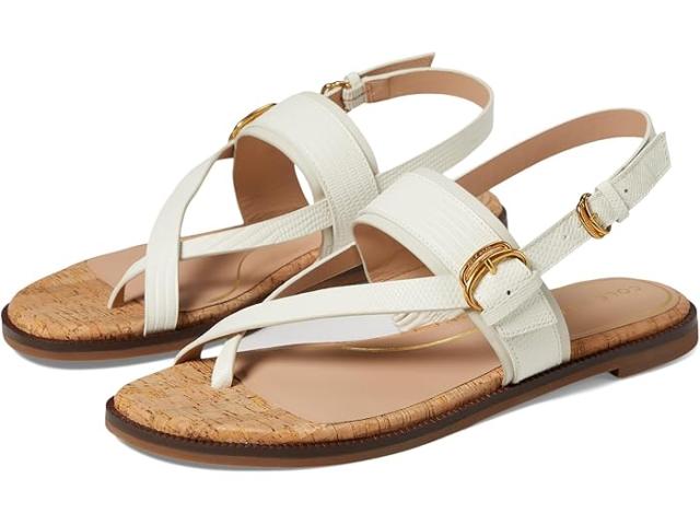 (取寄) コールハーン レディース アニカ ラックス バックル サンダル Cole Haan women Cole Haan Anica Lux Buckle Sandal Ivory Leather/Corkの通販はコンフォートサンダル