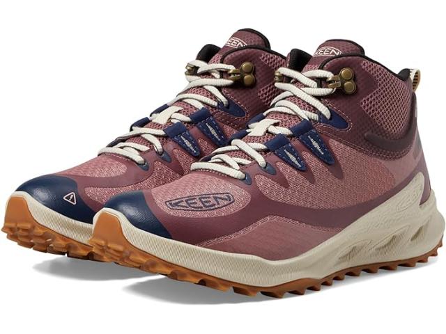 (取寄) キーン レディース シオニック ミッド ウォータープルーフ KEEN women KEEN Zionic Mid Waterproof Nostalgia Rose/Peach Parfaitの通販は 30,154円