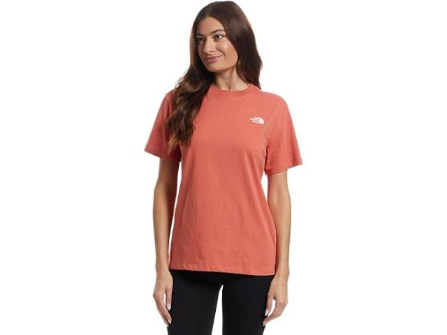 (取寄) ノースフェイス レディース エボリューション エンブ リラックスド-フィット ショート スリーブ ティー The North Face women Evolution EMB Relaxed Short Sleeve Tee Mars Dust
