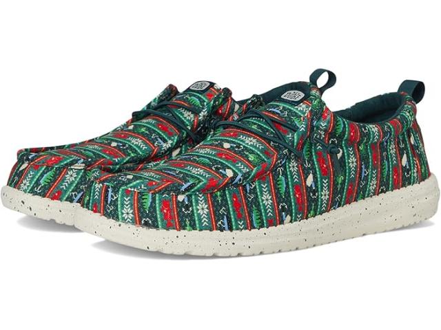 (取寄) ヘイ デュード メンズ ウォーリー フィッシュマス セーター Hey Dude men Wally Fishmas Sweater Pine Green/Multi