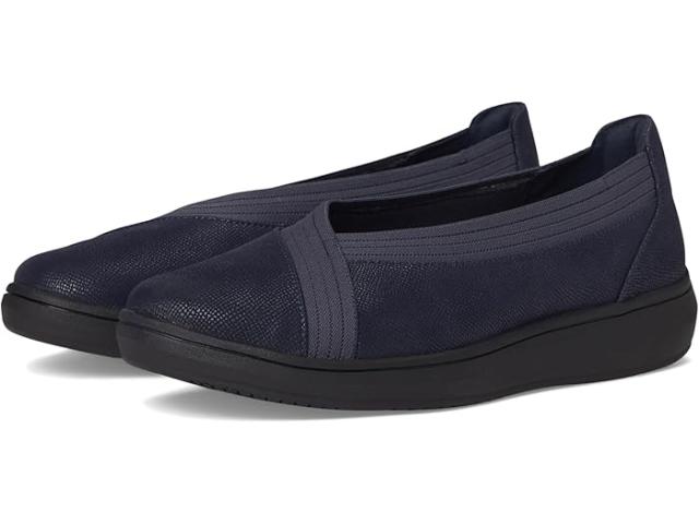 (取寄) クラークス レディース エアー Clarks women Breezesky Air Navy Textile 1