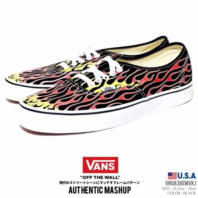 ヴァンズ Vans スニーカー メンズ 靴 Usaモデル マッシュアップ フレイム オーセンティック Vn0a38emvkj の通販はau Pay マーケット Deep ストリート系 メンズカジュアルファッション通販