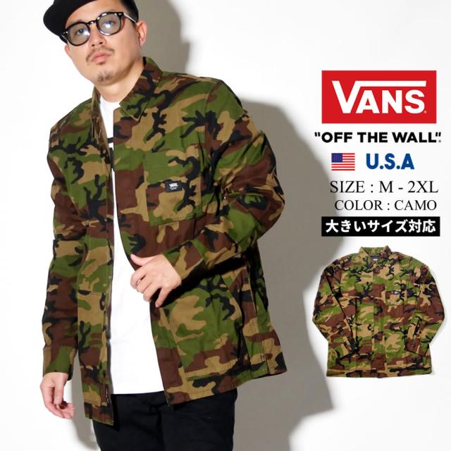 ヴァンズ Vans ミリタリーシャツ メンズ 長袖 カジュアルシャツ トップス Usaモデル フラートンシャツ Vn0a49ix 送料無料の通販はau Pay マーケット Deep ストリート系 メンズカジュアルファッション通販