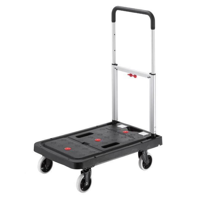 折りたたみ台車 コンパクト キャスター収納 4輪 軽量 耐荷重80kg[100-CT006]_14