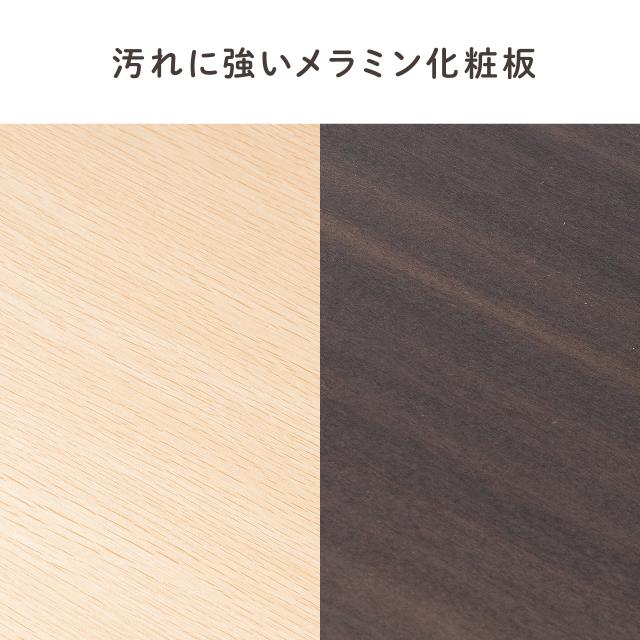 折りたたみデスク コンパクトデスク 折りたたみワゴン 学習机 作業台 リビング学習 テレワーク 拡張デスク キャスター付き 北欧 おしゃれ シンプル ブラウン ライトブラウン[100-DESKN006M]_11