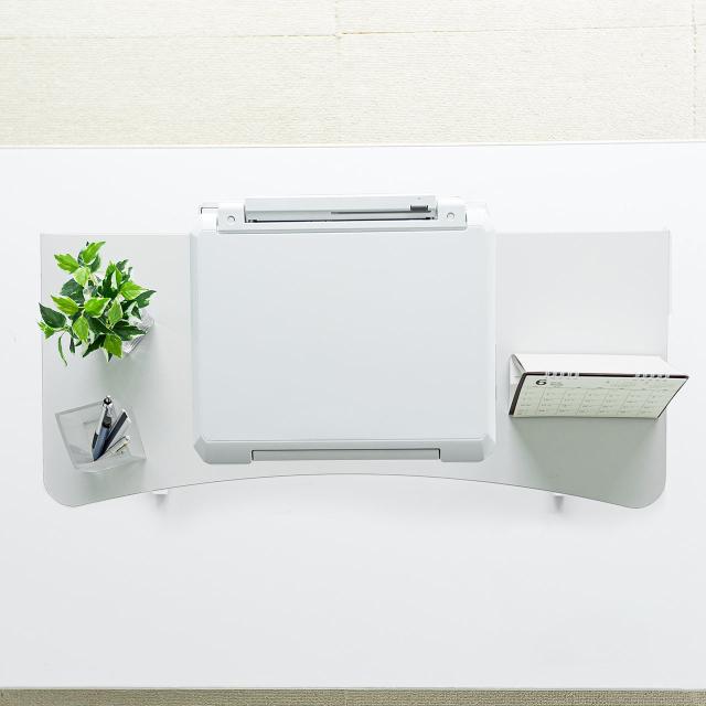 机上ラック 幅80cm モニター上台 ディスプレイ台 プリンタ設置 収納トレー[100-MR165] agesugi_sisの通販は