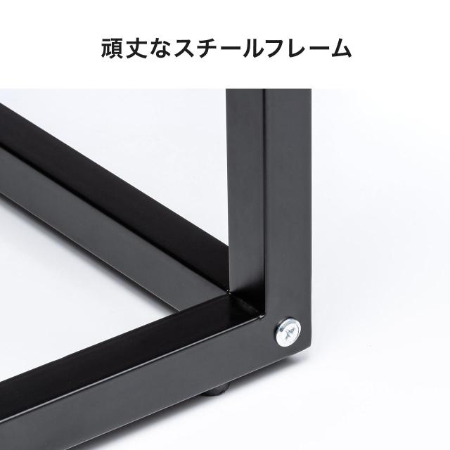 机上ラック 幅80cm モニター上台 ディスプレイ台 プリンタ設置 収納トレー[100-MR165] agesugi_sisの通販は