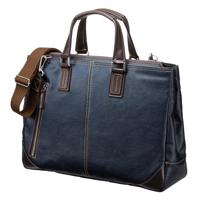 岡山デニム ビジネスバッグ 豊岡製 撥水加工 日本製 国産 メンズ デニムバッグ [200-BAG140] agesugi_sfaの通販は