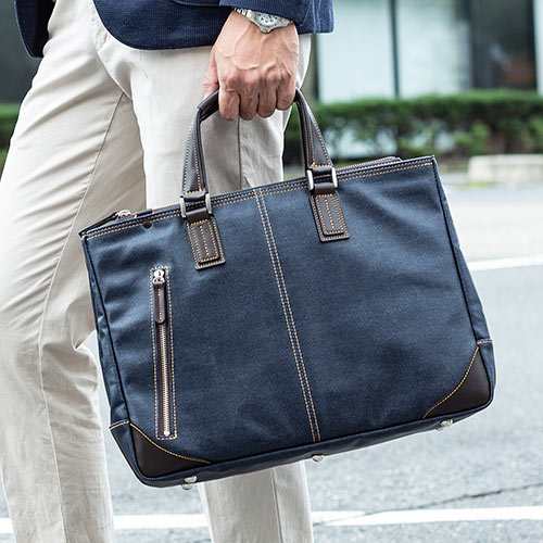 岡山デニム ビジネスバッグ 豊岡製 撥水加工 日本製 メンズ デニムバッグ 0 Bag140 の通販はau Pay マーケット サンワダイレクト