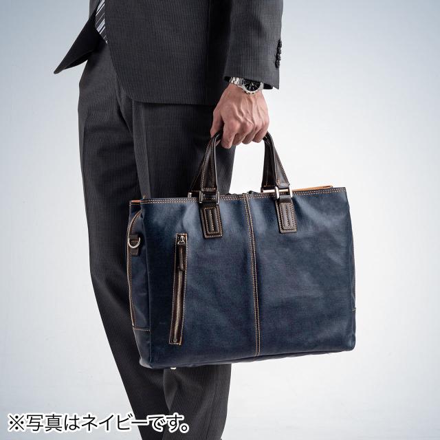 岡山デニム ビジネスバッグ ダブルルーム仕様 三方ファスナー 豊岡製 メンズ 国産バッグ [200-BAG146]_18