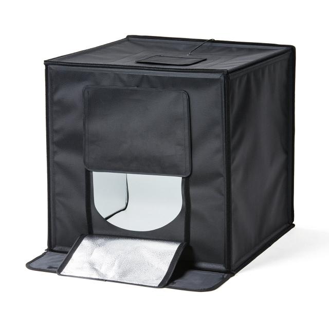 撮影ボックス 50×50cm LEDライト付き 6000ルーメン 折りたたみ可能[200