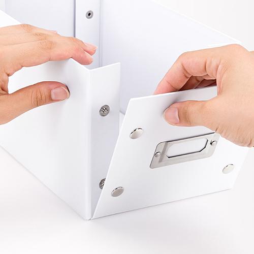 CDケース 収納ボックス 組立式 30枚まで収納 3個セット [200-FCD036-3