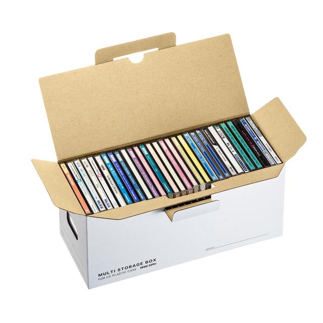 段ボール一箱分！ワールドミュージックCDセット CD発送用 段ボール 1-7枚用 変形型 25箱セット|CD袋 保管用品の