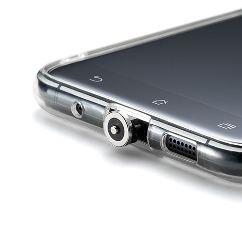 スマートフォン マグネット充電スタンド Usb Type C Microusb接続 0 Stn031 の通販はau Pay マーケット サンワダイレクト