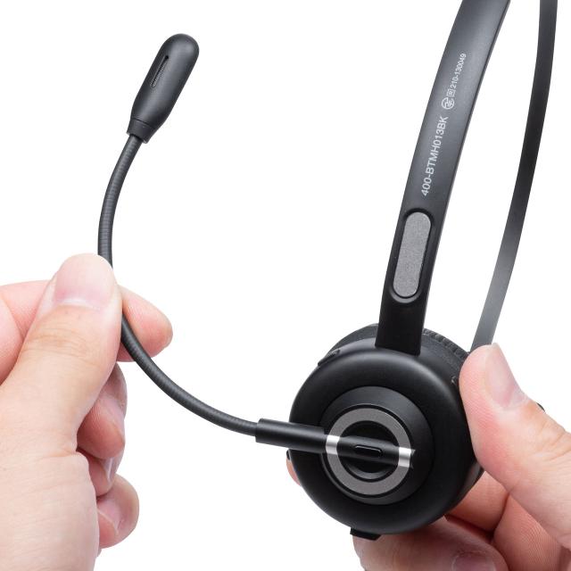 Bluetoothヘッドセット 片耳タイプ コールセンター向け パソコン